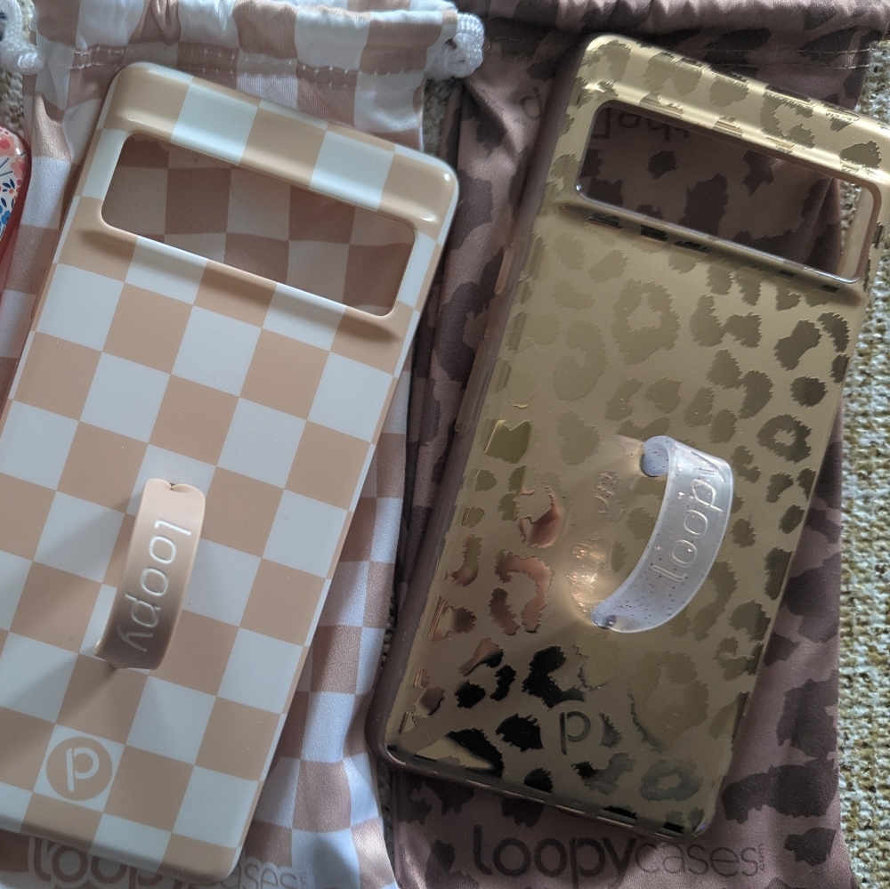 Pixel 7 Loopy Cases - Checkered & Leopard Phone Cases